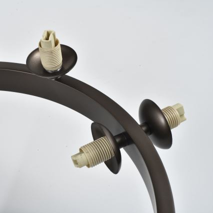 Brilagi - LED pinnapealne lühter MILLA 10xG9/3W/230V pruun/suitsune pruun