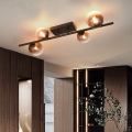 Brilagi - LED pinnapealne lühter MILLA 4xG9/3W/230V pruun/suitsune pruun