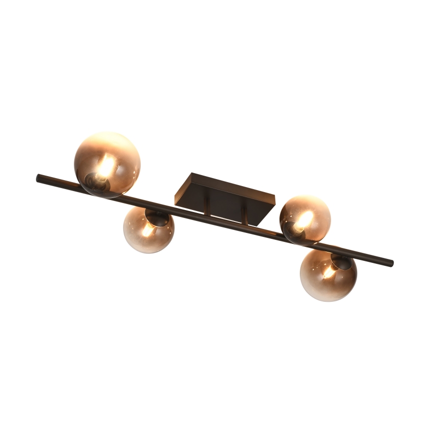 Brilagi - LED pinnapealne lühter MILLA 4xG9/3W/230V pruun/suitsune pruun