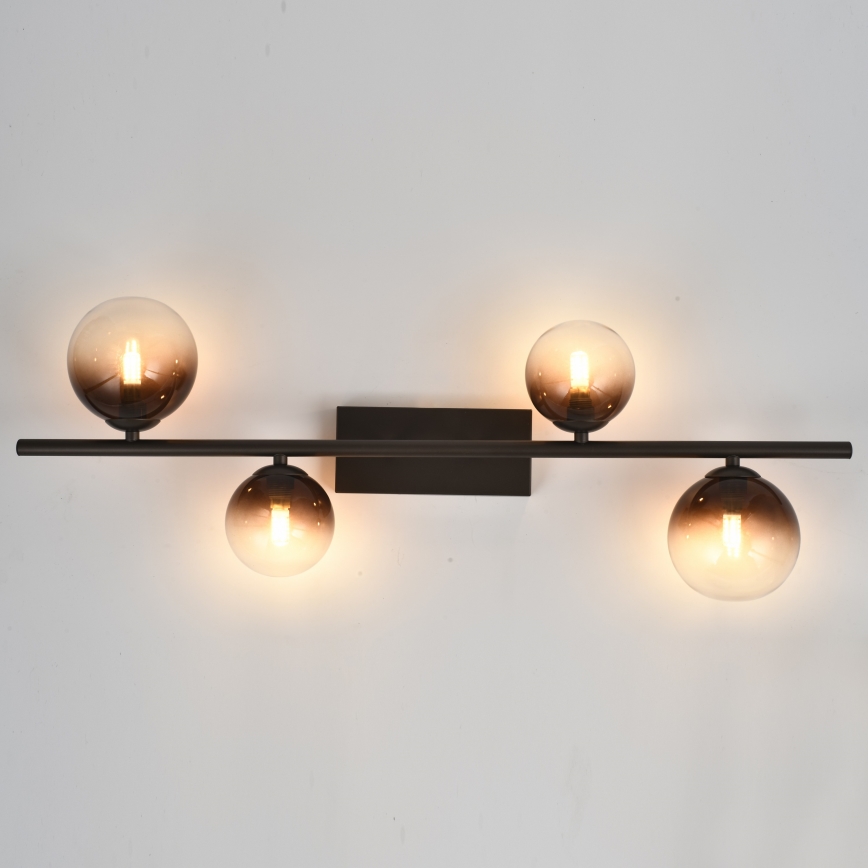 Brilagi - LED pinnapealne lühter MILLA 4xG9/3W/230V pruun/suitsune pruun