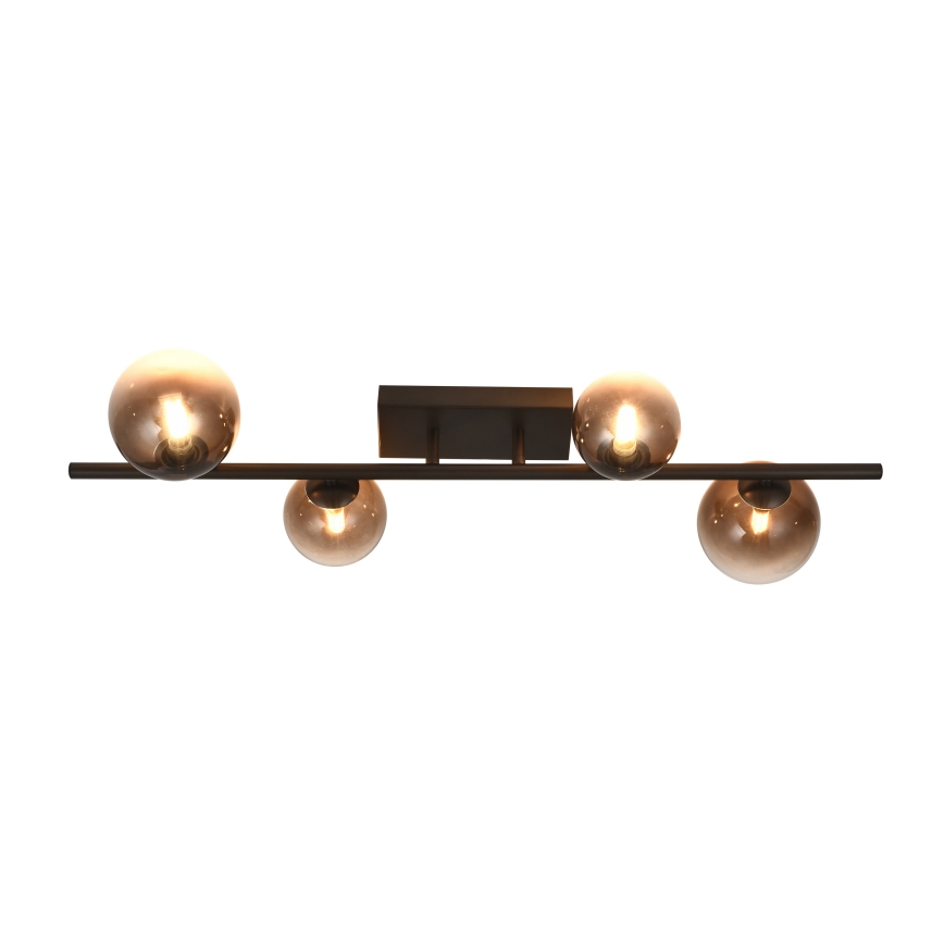 Brilagi - LED pinnapealne lühter MILLA 4xG9/3W/230V pruun/suitsune pruun