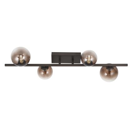 Brilagi - LED pinnapealne lühter MILLA 4xG9/3W/230V pruun/suitsune pruun