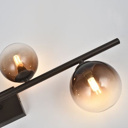 Brilagi - LED pinnapealne lühter MILLA 4xG9/3W/230V pruun/suitsune pruun