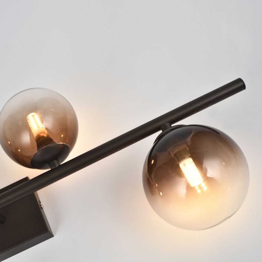 Brilagi - LED pinnapealne lühter MILLA 4xG9/3W/230V pruun/suitsune pruun