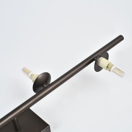 Brilagi - LED pinnapealne lühter MILLA 4xG9/3W/230V pruun/suitsune pruun