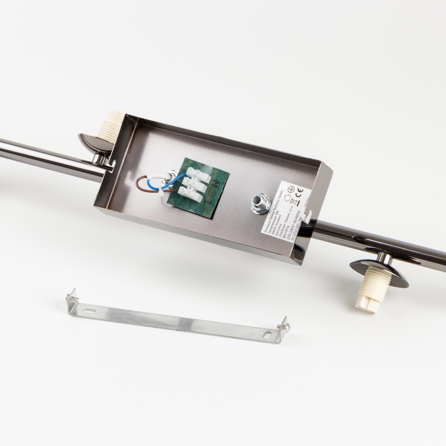 Brilagi - LED pinnapealne lühter MILLA 7xG9/3W/230V must kroom/kuldne