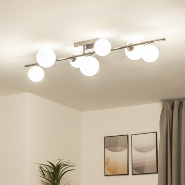 Brilagi - LED-pinnapealne lühter MILLA 7xG9/3W/230V must kroom/valge