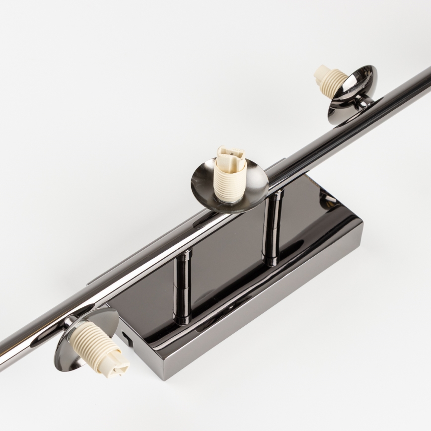 Brilagi - LED-pinnapealne lühter MILLA 7xG9/3W/230V must kroom/valge