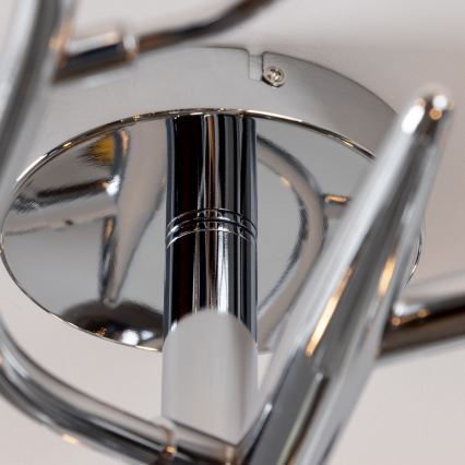 Brilagi - LED-pinnapealne lühter MISTEL 15xG9/3W/230V must kroom/suitsune