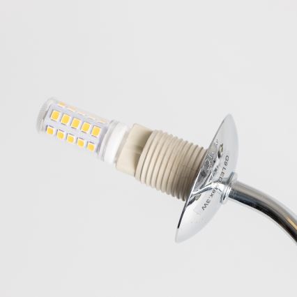 Brilagi - LED-pinnapealne lühter MISTEL 15xG9/3W/230V must kroom/suitsune