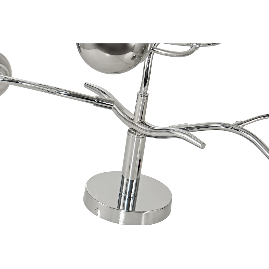 Brilagi - LED pinnapealne lühter MISTEL 9xG9/3W/230V must kroom/suitsune