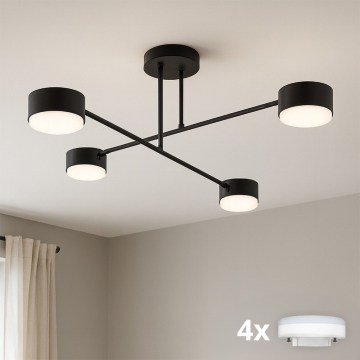 Brilagi - LED pinnapealne lühter MONO 4xGX53/12W/230V must