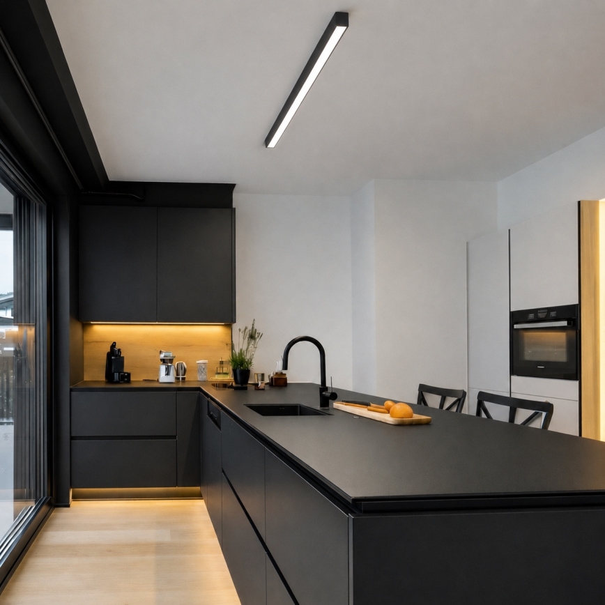 Brilagi - LED laevalgusti, pinnapealne või riputatav SYNODICO LED/30W/230V 4000K antratsiit