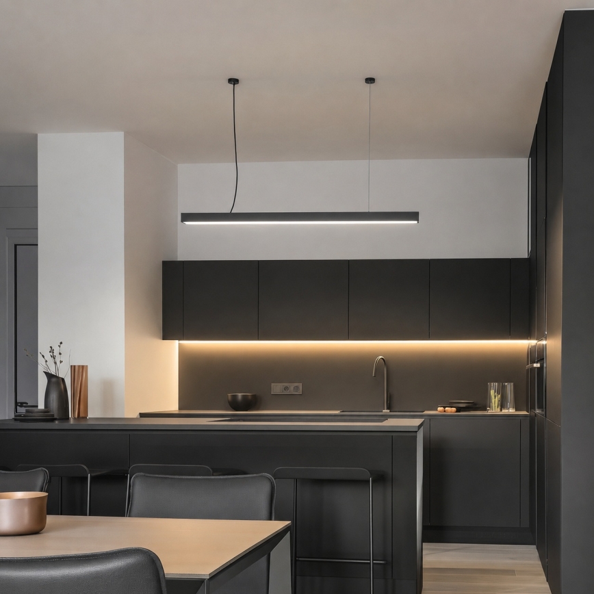 Brilagi - LED laevalgusti, pinnapealne või riputatav SYNODICO LED/30W/230V 4000K antratsiit
