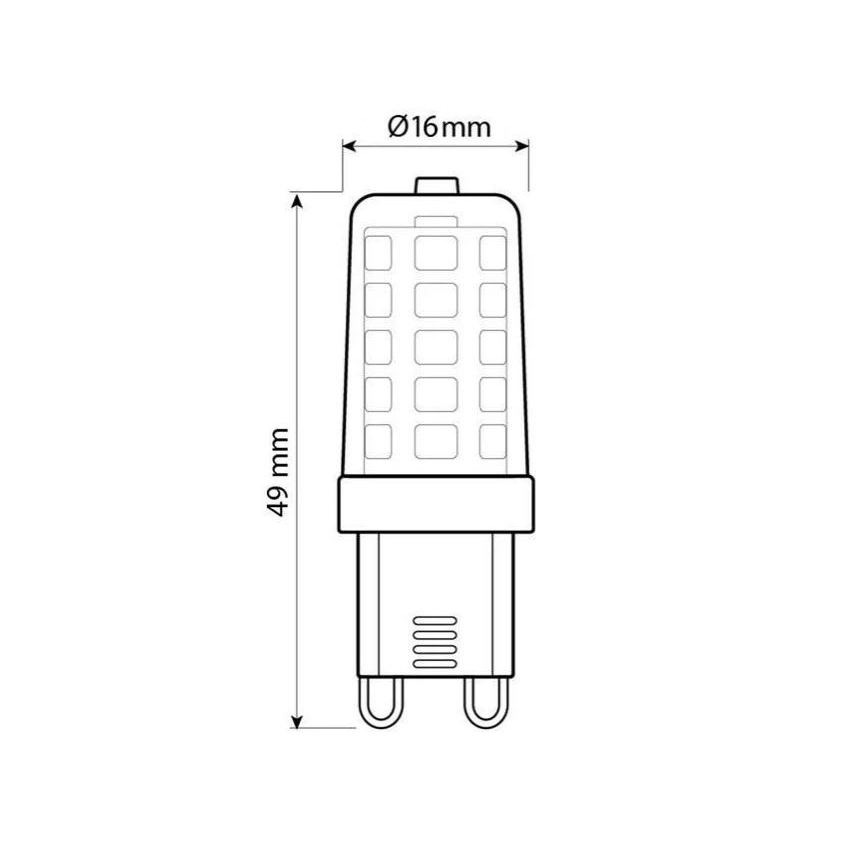 Brilagi - LED Pirn G9/4W/230V 3000K