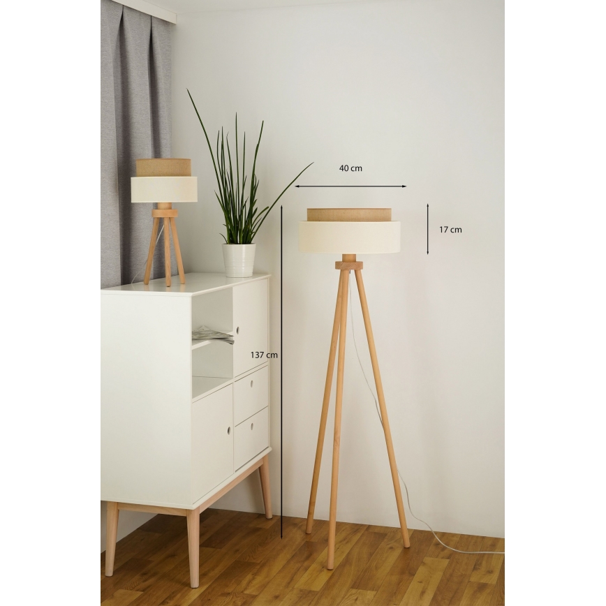Brilagi - LED Põrandalamp BOHO STYLE 1xE27/15W/230V