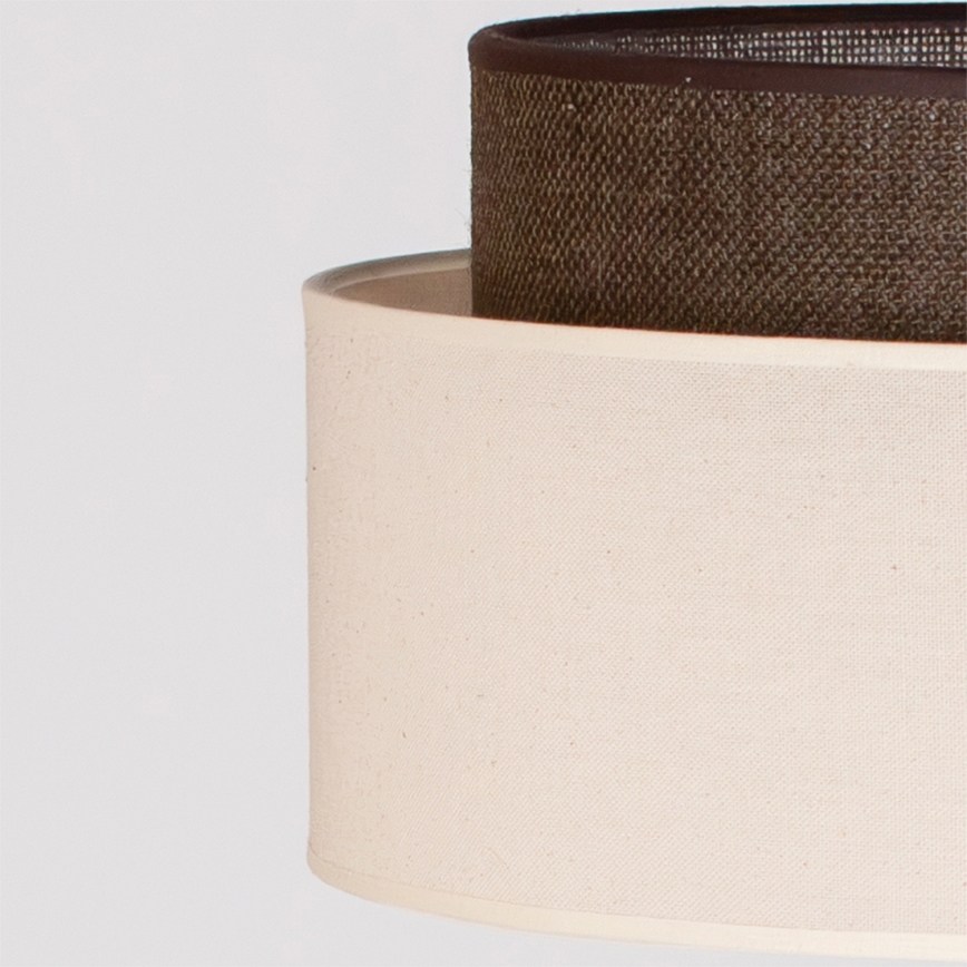 Brilagi - LED põrandalamp BOHO STYLE 1xE27/15W/230V kreem/pruun