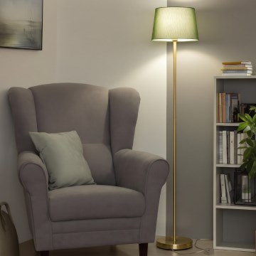 Brilagi - LED-põrandalamp CERIA 1xE27/20W/230V läbimõõt 30 cm roheline/kuldne