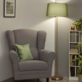 Brilagi - LED põrandalamp CERIA 1xE27/20W/230V läbimõõt 45 cm roheline/kuldne