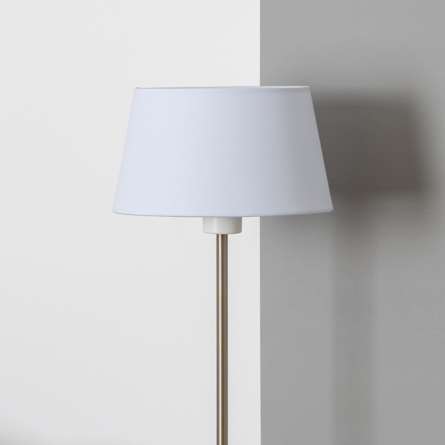 Brilagi - LED põrandalamp CERIA 1xE27/40W/230V, läbimõõt 25 cm, valge/mattkroom
