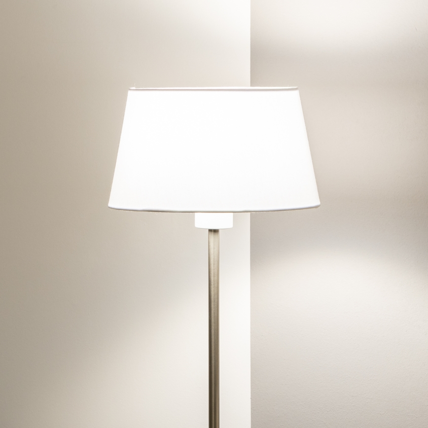Brilagi - LED põrandalamp CERIA 1xE27/40W/230V, läbimõõt 25 cm, valge/mattkroom