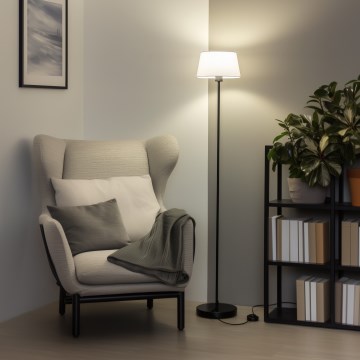 Brilagi - LED põrandalamp CERIA 1xE27/40W/230V läbimõõt 25 cm valge/must