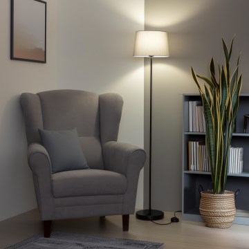 Brilagi - LED põrandalamp CERIA 1xE27/40W/230V, läbimõõt 30 cm, hall/must