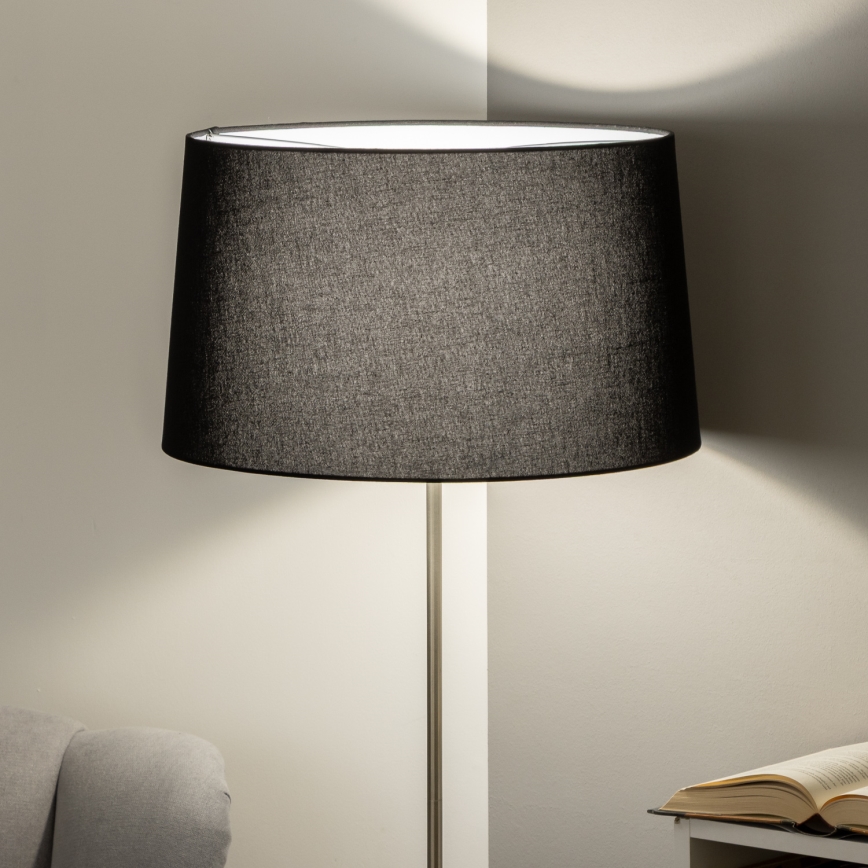 Brilagi - LED-põrandalamp CERIA 1xE27/40W/230V, läbimõõt 45 cm, must/mattkroom