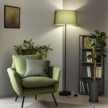 Brilagi - LED põrandalamp CERIA 1xE27/40W/230V läbimõõt 45 cm roheline/must