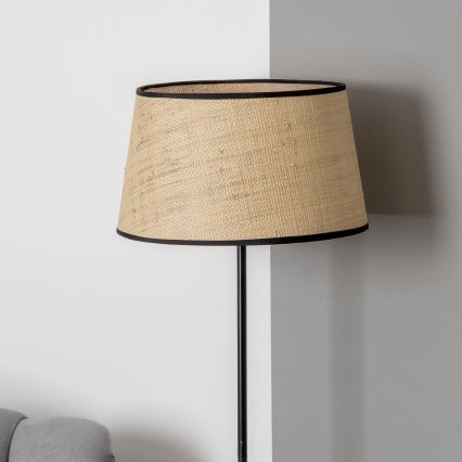 Brilagi - LED põrandalamp CERIA 1xE27/40W/230V Ø 35 cm beež/must