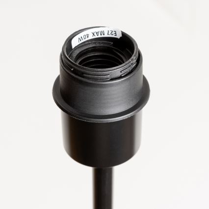 Brilagi - LED põrandalamp CERIA 1xE27/40W/230V Ø 40 cm bambus/must