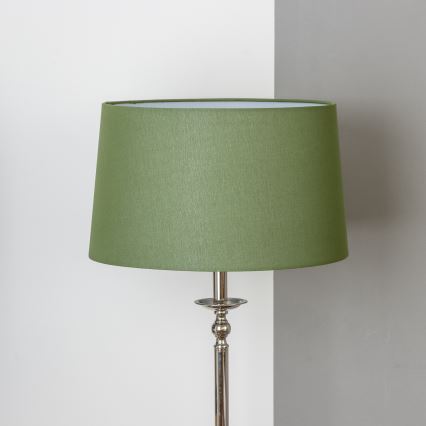 Brilagi - LED-põrandalamp CERIA 1xE27/60W/230V läbimõõt 45 cm läikiv kroom/roheline