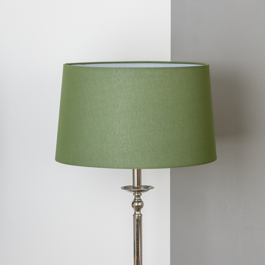 Brilagi - LED-põrandalamp CERIA 1xE27/60W/230V läbimõõt 45 cm läikiv kroom/roheline