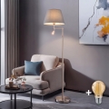 BRILAGI - LED põrandalamp CERIA 1xE27/60W/230V + LED/2,1W Ø 45 cm mattkroom/hall