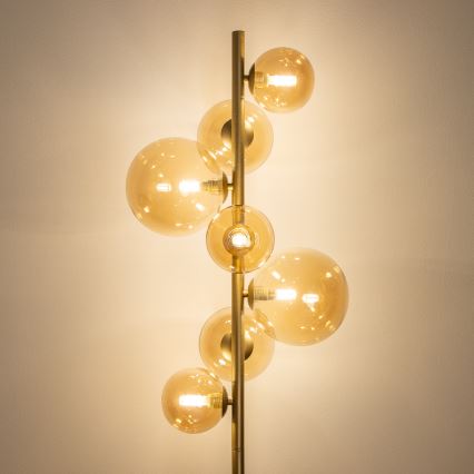 BRILAGI - LED Põrandalamp MILLA 7xG9/3W/230V kuldne