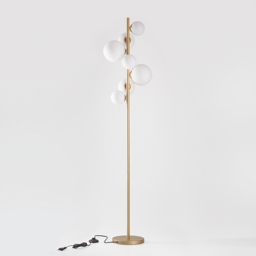 BRILAGI - LED Põrandalamp MILLA 7xG9/3W/230V kuldne/valge