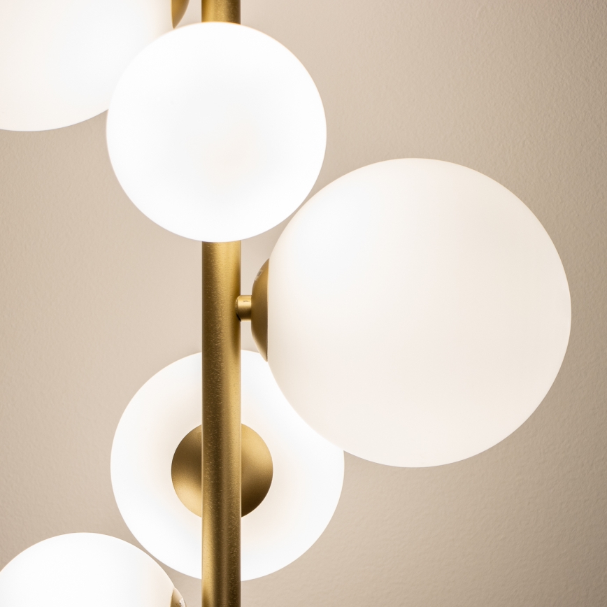 BRILAGI - LED Põrandalamp MILLA 7xG9/3W/230V kuldne/valge