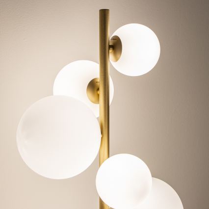 BRILAGI - LED Põrandalamp MILLA 7xG9/3W/230V kuldne/valge