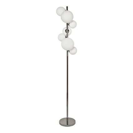 Brilagi - LED Põrandalamp MILLA 7xG9/3W/230V läikiv kroom/valge