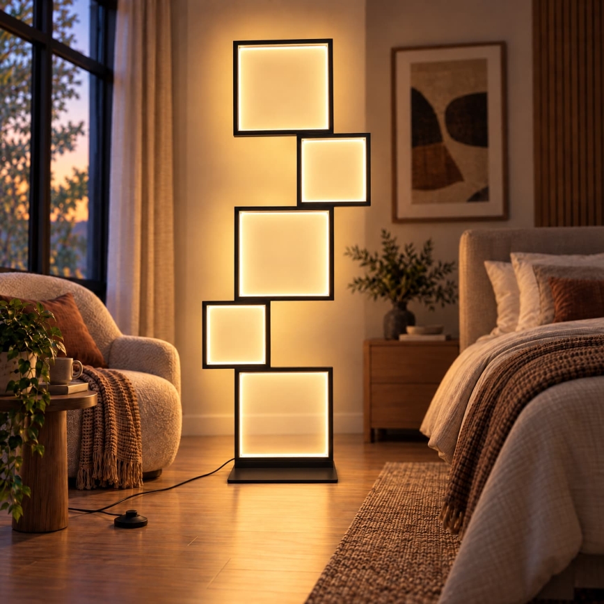 BRILAGI - LED põrandalamp SHIFT LED/36W/230V 4000K 123 cm must