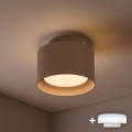 BRILAGI - LED punktvalgusti BACKLIT 1xGX53/15W/230V + LED/3W läbimõõt 10 cm beež