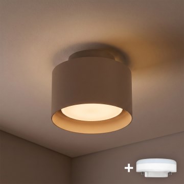 BRILAGI - LED punktvalgusti BACKLIT 1xGX53/15W/230V + LED/3W läbimõõt 10 cm beež