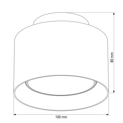 BRILAGI - LED punktvalgusti BACKLIT 1xGX53/15W/230V + LED/3W läbimõõt 10 cm beež