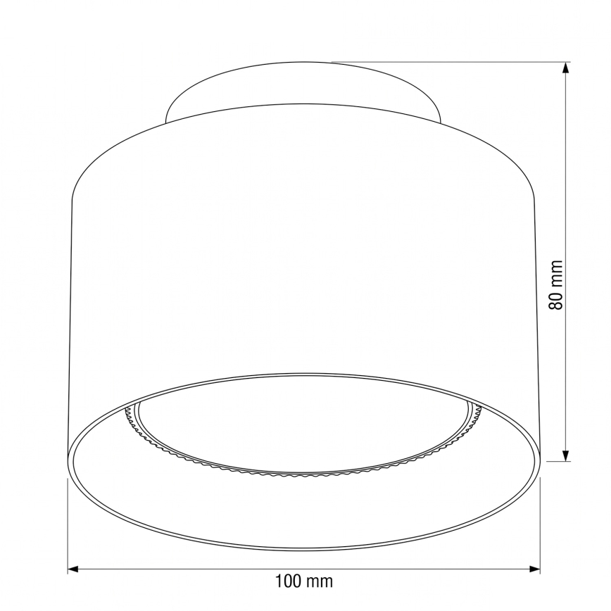 BRILAGI - LED punktvalgusti BACKLIT 1xGX53/15W/230V + LED/3W läbimõõt 10 cm beež