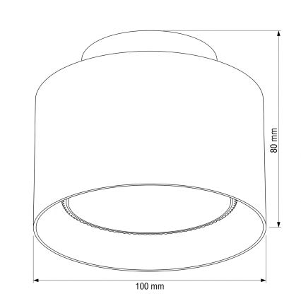 BRILAGI - LED punktvalgusti BACKLIT 1xGX53/15W/230V + LED/3W läbimõõt 10 cm valge
