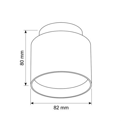 BRILAGI - LED punktvalgusti BACKLIT 1xGX53/15W/230V + LED/3W, läbimõõt 8 cm, kuldne