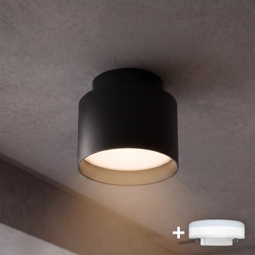 BRILAGI - LED-punktvalgusti BACKLIT 1xGX53/15W/230V + LED/3W, läbimõõt 8 cm, must
