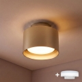 BRILAGI - LED-punktvalgusti BACKLIT 1xGX53/15W/230V + LED/3W Ø 10 cm kuldne