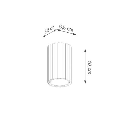 BRILAGI - LED-punktvalgusti CRESTO 1xGU10/10W/230V 10 cm oranž