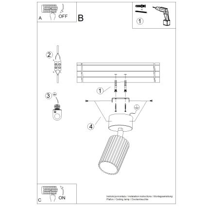 Brilagi - LED-punktvalgusti CRESTO 1xGU10/10W/230V roosa